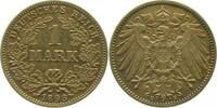 Deutschland 1 Mark 1 Mark Kaiserreich 1893 E prägefrisch/ fast stempelglanz -