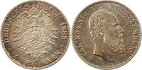 Deutschland 2 Mark 2 Mark Karl König Württemberg 1883 F f prfr/f prfr/stgl Karl -
