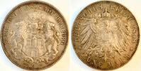 Hamburg 5 Mark 5 Mark Hamburg 1898J vz/vz/stgl ! -