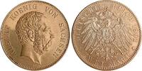 Deutschland 2 Mark 2 Mark 1901 E Albert von Sachsen Erstabschlag vz/st J 124 Albert -