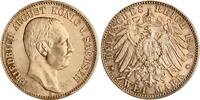 Deutschland 2 Mark 2 Mark Sachsen 1906 E J 134 TOP herrliche goldene Patina Friedrich August -