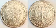 Deutschland 5 Reichsmark 5 Reichsmark 1927 D Eichbaum vz, kl. Randfehler J 331 -