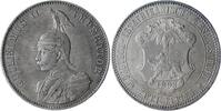 Deutschland  2 Rupien Deutsch Ost-Afrika 1893 Patina TOP win Randfehler Wilhelm II f.prfr.