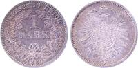 Deutschland 1 Mark 1 Mark 1893 F prfr/stgl, fast perfekt. Kaiserreich J 17 -