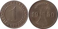 Deutschland 1 Reichspfenni 1 Reichspfennig 1930 F prfr.fein, TOP J 313 -