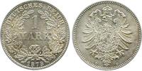 Deutschland 1 Mark 1 Mark 1873 D prfr/stgl, leicht goldene Patina -