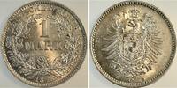 Deutschland 1 Mark 1 Mark 1875 D STGL TOP! fast perfekt J 009 -