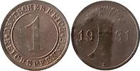1 Reichspfennig 1931 Deutschland 1 Reichspfennig 1931 E stgl. fein J 313 stempelglanz fein