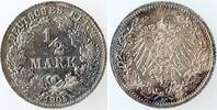Deutschland 0,5 Mark 0,5 Mark 1905A stgl. herrliche Regenbogen Patina -