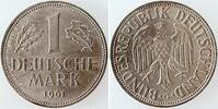 Deutschland 1 DM 1 DM 1961 G prfr.fein j 385 1 Mark -