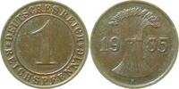 Deutschland 1 Reichspfennig 1 Reichspfennig 1935 F prfr J 313 -