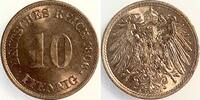 Deutschland 10 Pfennig 10 Pfennig 1906A prf/stgl, herrliche Patina -