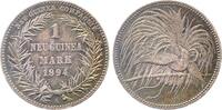 Deutschland  1 Mark Neu-Guinea 1894A prfr/st Erstabschlag prfr/stgl
