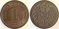 Deutschland 1 Pfennig 1 Pfennig 1909 E prfr/stgl ! J 010 -
