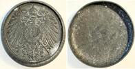 Deutschland 10 Pfennig 10 Pfennig o. Jsz gigantischer Prägefehler ,Unikat ! J 299 -