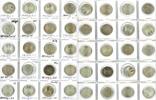 Deutschland 5 Deutsche Mark Konvolut komplette Sammlung 5 Mark J 387 1951-1974 inkl 58J vz-stgl