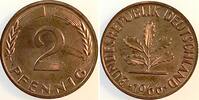 Deutschland 2 Pfennig 2 Pfennig 1966F Polierte Platte, Auflage 450 Stück -