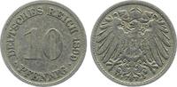 Deutschland 10 Pfennig Variante 10 Pfennig 1899 F zweite 9 in 1899 niedrig -