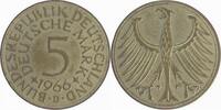 Welt 5 DM 1966D Fälschung f.d.Zv. -