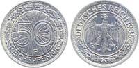 Deutschland 50 Reichspfennig 50 Reichspfennig 1935 F vz/st J 324 -