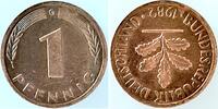 Deutschland 1 Pfennig 1 Pfennig 1982 G Stempeldrehung 180° französische Prägung, -