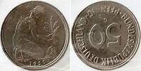 50 Pfennig 1950 Deutschland 50 Pfennig 1950 G Stempeldrehung 180° J384 ss