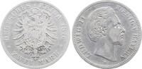 Deutschland 2 Mark 2 Mark 1876 D Ludwig II Bayern J 41 Ludwig II -