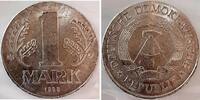 Deutschland 1 Mark 1 Mark DDR 1983A auf 50 Pfennig 1,9 gr. Unikat -