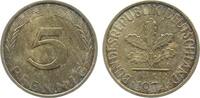 Deutschland 5 Pfennig Fehlprägung 5 Pfennig 1973 F Münzzeichen F stark doppelt Porth -