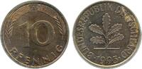 Deutschland 10 Pfennig 10 Pfennig 1993 A teilweise ohne Ring geprägt -