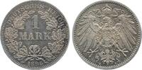 Deutschland 1 Mark 1 Mark 1896 A J 017 herrliche Patina, prfr/stgl TOP -