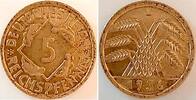 Deutschland 5 Reichspfennig 5 Reichspfennig 1936 E fast prägefrsich/stempelglanz -