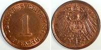 Deutschland 1 Pfennig 1 Pfennig 1891 J prfr/f.prfr größtenteils Originalfarbe -