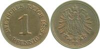 Deutschland 1 Pfennig 1 Pfennig Kaiserreich 1889 A prägefrisch/stempelglanz -