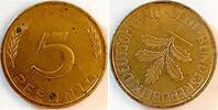 Deutschland 5 Pfennig 5 Pfennig 1971 J Stempeldrehung ca. S210 SS/VZ -