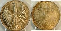 Deutschland 5 DM 5 DM 1960 J stempelglanz J 387 Deutsche Mark Silber -