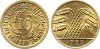 10 Pfennig 1929 Deutschland 10 Reichspfennig 1929 F J 317 prfr/stgl prägefrisch/stempelglanz