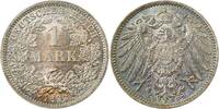 Deutschland 1 Mark 1 Mark 1893 F prfr/stgl herrliche Patina, fast perfekt J17 -