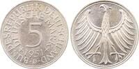 Deutschland 5 DM 5 DM 1951 D stempelglanz ERSTABSCHLAG J 387 -