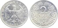 Deutschland 2 Reichsmark 2 Reichsmark 1931 D Jaeger 320 ss/vz -