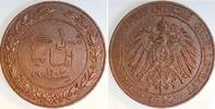 Deutschland  1 Pesa 1890 vz, Bronze, Deutsch Ost Afrika VZ