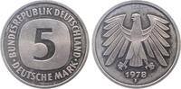 Deutschland 5 DM 5 Deutsche Mark 1978 F J 415 Polierte Platte -