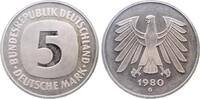 Deutschland 5 DM 5 Deutsche Mark 1980 G PP Proof -