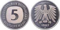 Deutschland 5 DM 5 DM 1987 F J 415 PP Proof PP -