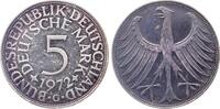 Deutschland 5 DM 5 Deutsche Mark 1972 G PP Proof J 387 PATINA -