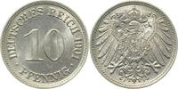 Deutschland 10 Pfennig 10 Pfennig 1901 F f. stgl J 013 -
