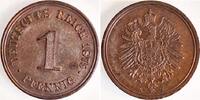 Deutschland 1 Pfennig 1 Pfennig 1875A stgl, J 001 herrliche leichte Patina -