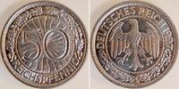 Deutschland 50 Reichspfennig 50 Reichspfennig 1927 E vz/stgl, selten i.d. Erhaltung -