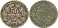 Deutschland 50 Pfennig 50 Pfennig 1877 E J 008 s/ss -
