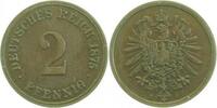 Deutschland 2 Pfennig 2 Pfennig 1875J ss/vz J 002 -